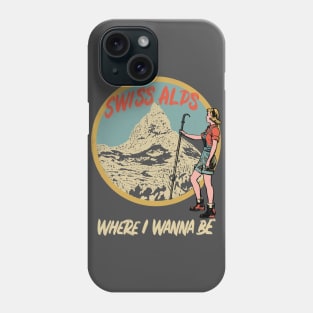 Swiss Alps Phone Case