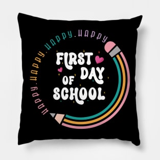 Welcome Back To School First Day Of School Students Teachers Pillow