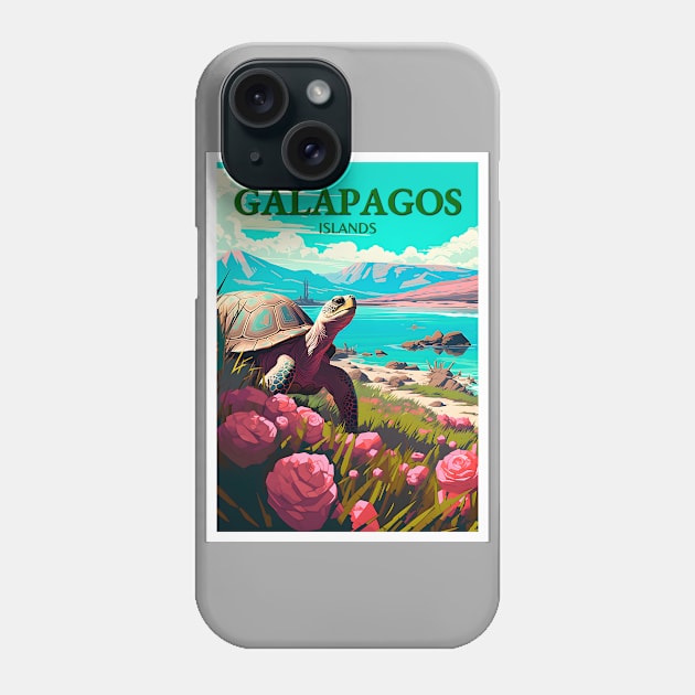 Vintage Travel - Galapagos Phone Case by Balmont ☼