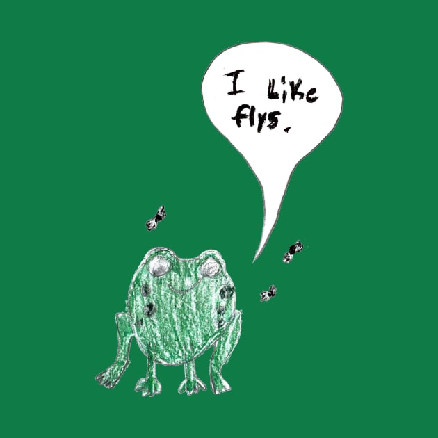 The Frog Says I Like Flies by calisuri