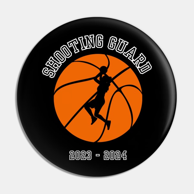 Female Shooting Guard Pin by Hayden Mango Collective 