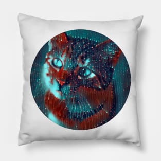 Agreeable mycat, revolution for cats Pillow