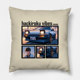 Hachiroku vibes Pillow