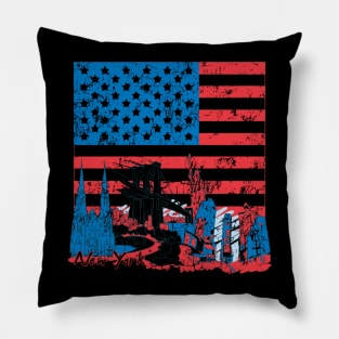 AMERICAN FLAG TSHIRT Pillow