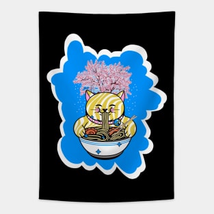 RAMEN Life Sakura Japanese Ramen Noodles Tapestry