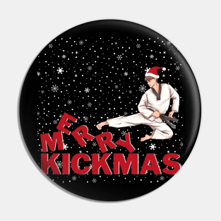 Karate Merry Kickmas Pin