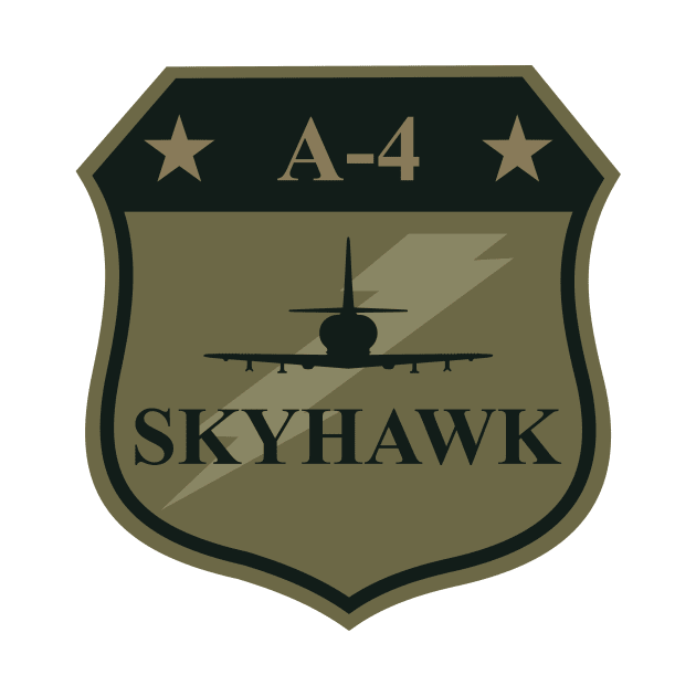 A-4 Skyhawk Patch (subdued) by Tailgunnerstudios