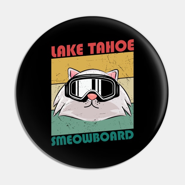 Lake tahoe snowboarding retro Pin by SerenityByAlex