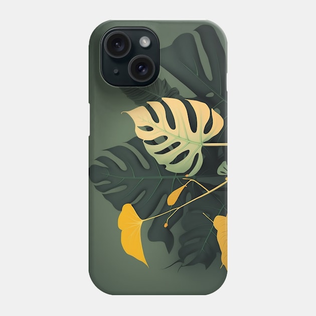 Tropical Jungle Plant Phone Case by Walter WhatsHisFace