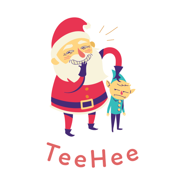 TeeHee Santa and Elf by Evlar