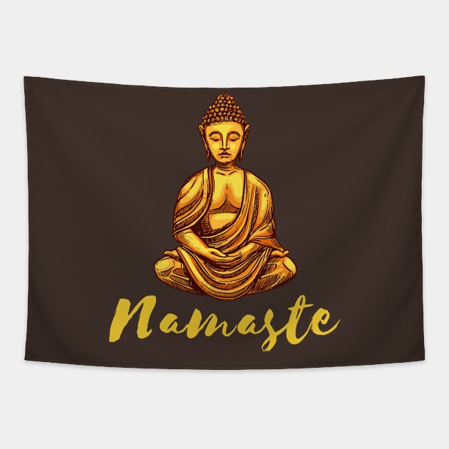 Namaste Tapestry by Paciana Peroni