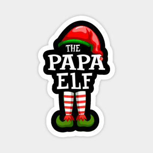 The Papa Elf Family Pajama Magnet