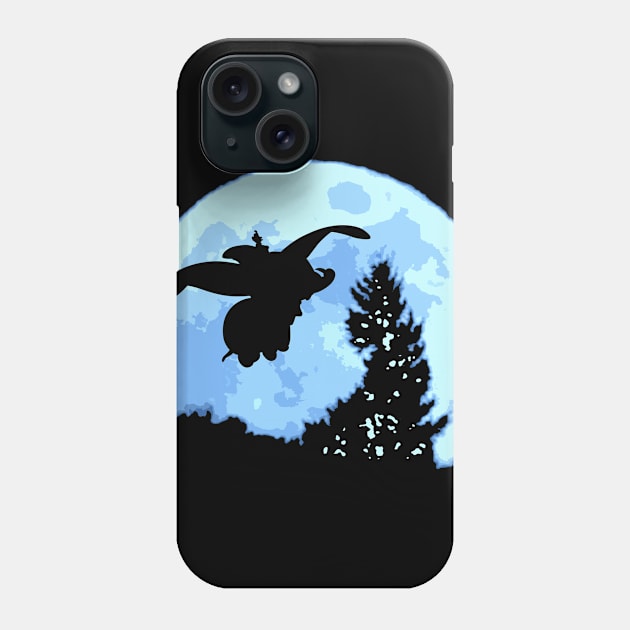 Flying Elephant. Phone Case by nickbeta