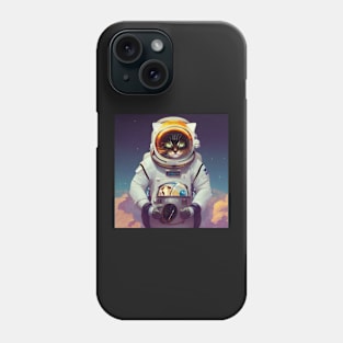 Cat astrounaut, space cat, space lover Phone Case