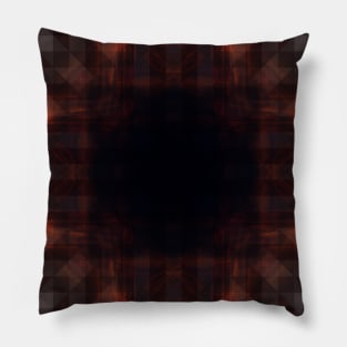 Black Hole Fantasy Abstract Geometric Pattern Design Pillow