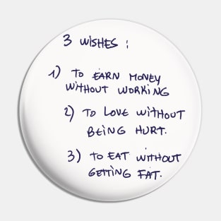 3 WISHES: Pin