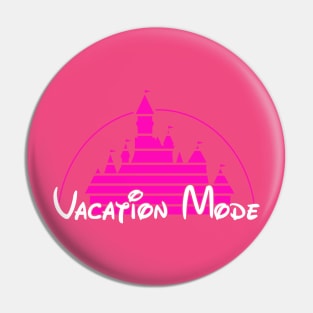 Vacation Mode Pink Pin