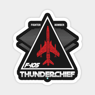 F105 Thunderchief Airforce Pilot Gift Modern Warbird Vietnam Korea War Magnet