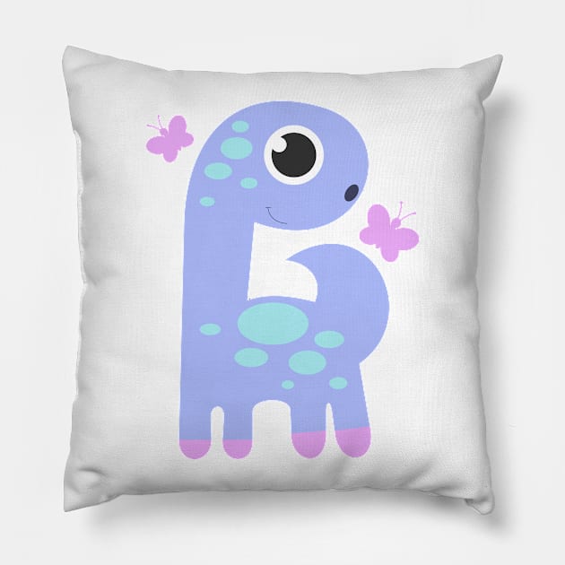 Dino Pillow by Mashmuh