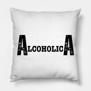 Alcoholica-Metal Music Lover Pillow