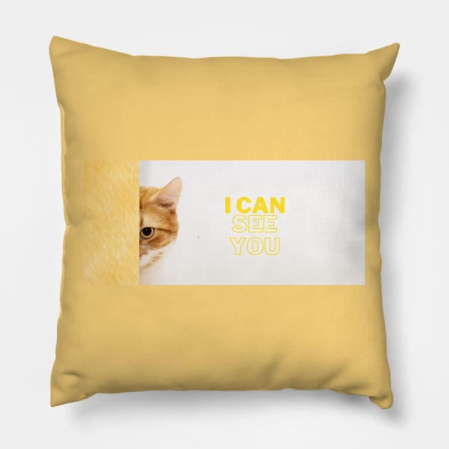 Cat lovers Pillow by Solana Del