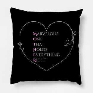 World's Best Mom Acrostic - Mother's Day Gift Pillow