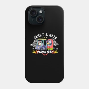 Janet and Rita Racing Team, Bluey Grannies Phone Case