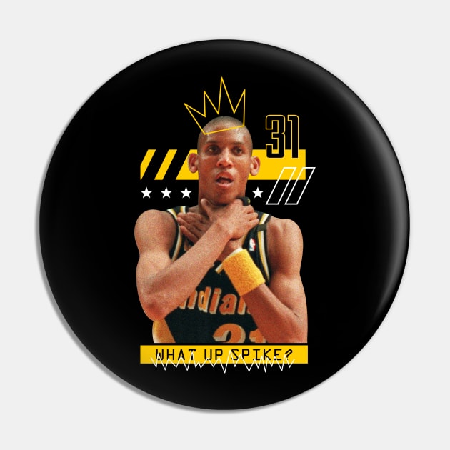 Reggie Miller Choke Basketball T-Shirt Pin by HipHopTees