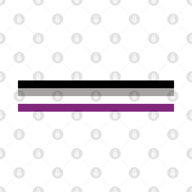 Asexual Pride Flag by Print Stop Studio