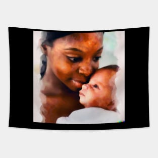 A mother and her baby Tapestry