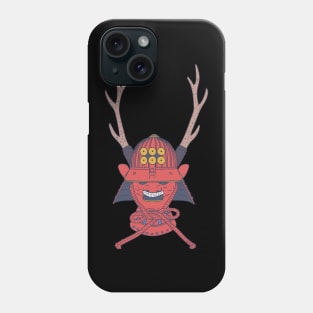 Sanada Yukimura - Antler Helmet - Samurai Armor Phone Case