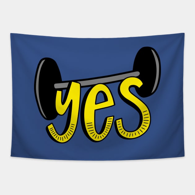 YES YOU CAN! Tapestry by EdsTshirts