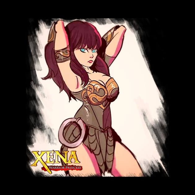 Xena Princess Warrior by rafafloresart