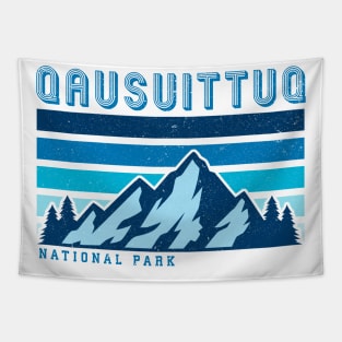 Qausuittuq national park retro vintage Tapestry