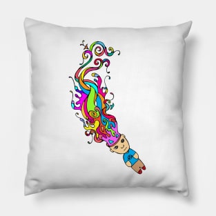 Abstract In My Mind Pillow