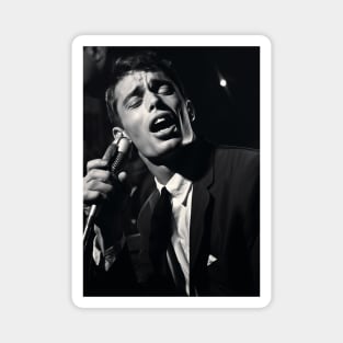 Superbe photo Jacques Brel - magnifique portrait (rare) Magnet