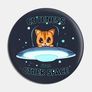 Orange cat cuteness from other space Pin