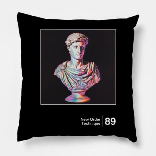 Technique / Minimal Style Graphic Artwork Design Pillow