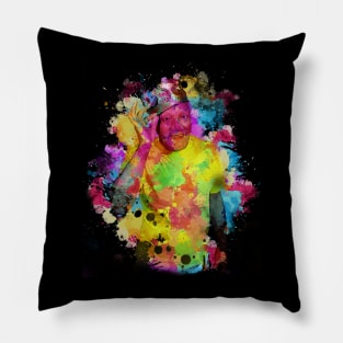 King Fred - Watercolor Illustration Pillow