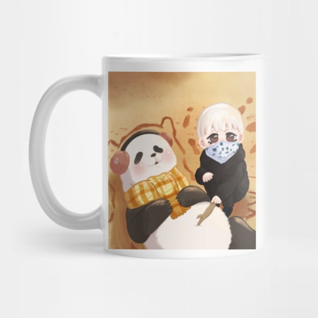 Panda anime girl Coffee Mug by Isaac Sanchez - Fine Art America