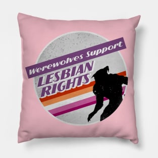 Lesbian Rights Werewolf Pillow