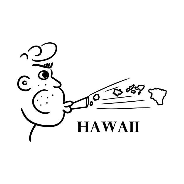 A funny map of Hawaii 2 by percivalrussell