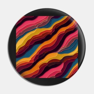 Rainbows Everywhere! Colorful abstract pattern #6 Pin