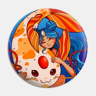 KOI GIRL Pin