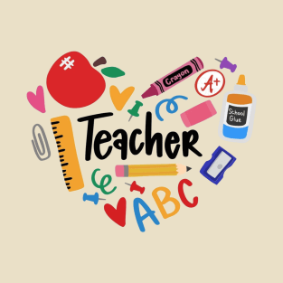 Teacher Heart T-Shirt