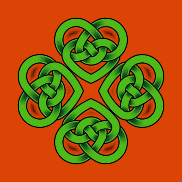 Irish Shamrock - Four Leaf Clover by Ricardo77