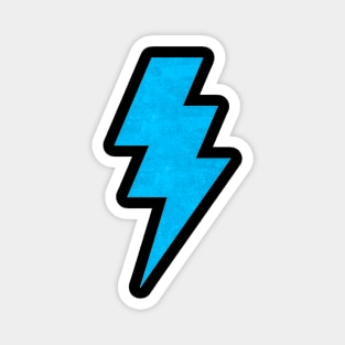 Lightning Bolt Blue Magnet