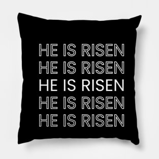HE IS RISEN / HAPPY EASTER Pillow
