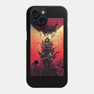 Supernatural Cyber Goth and the Occult Miracles that Follow Phone Case