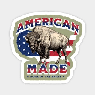 American Made - North American Bison Magnet